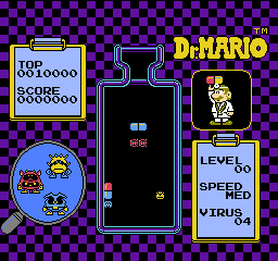 Dr. Mario (Europe) In game screenshot